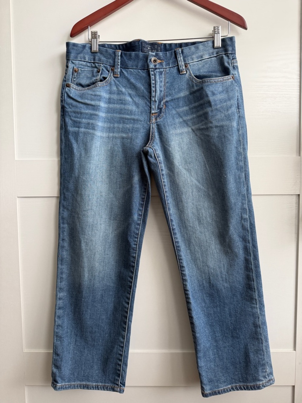 Lucky Brand Sweet Jean Crop Light Wash Blue Ankle Jeans